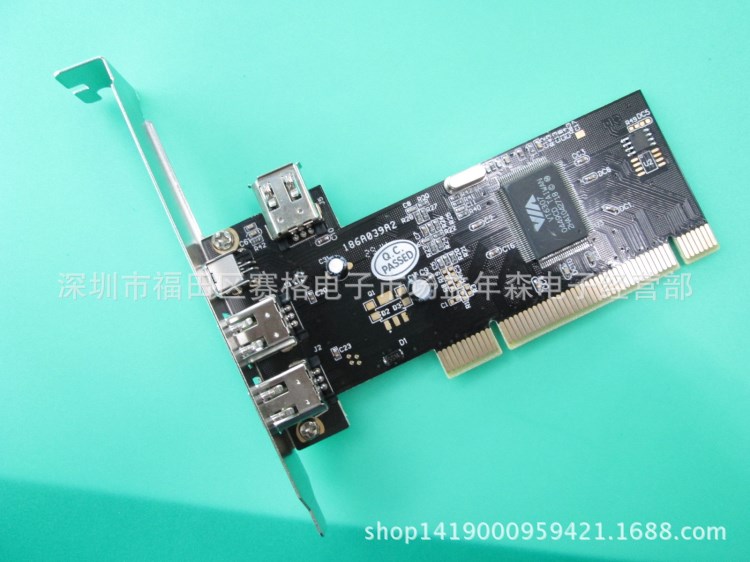 PCI轉(zhuǎn)1394卡 4口 DV視頻采集卡 臺式電腦pci 1394采集卡 A口