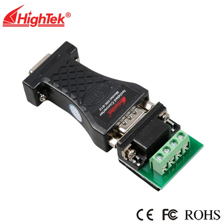 HighTek RS232转RS485隔离防雷串口通信转换器485转232 HK-812