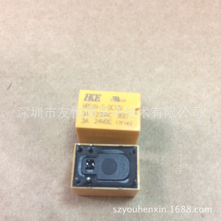HRS1H-S-12V-N，原裝，假一賠十，一開一閉信號繼電器
