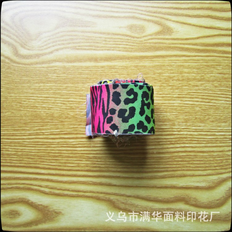 廠家直銷4cm斑馬紋布帶彩帶  LOGO定制印花加工質量價格優惠