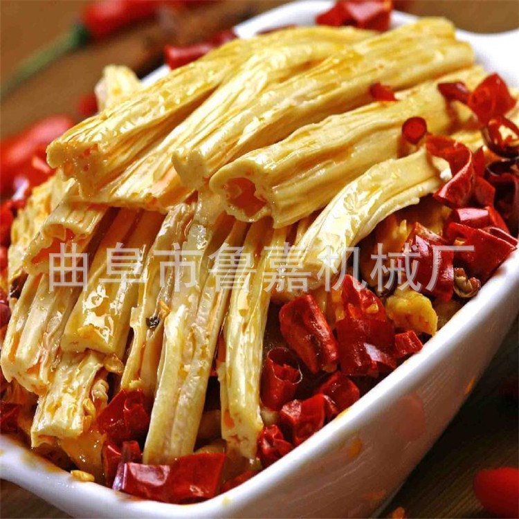 大型新型全自動(dòng)腐竹油皮機(jī) 綠色食品機(jī)械 酒店 手撕豆皮機(jī)器直銷
