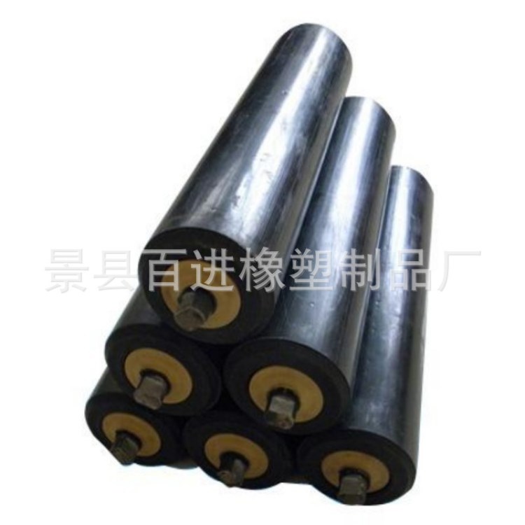 廠家出售輸送帶托輥 橡膠托輥 可來圖加工 質量好