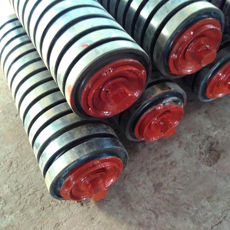 生产传送带托辊 槽型托辊 输送机缓冲托辊 托辊厂家