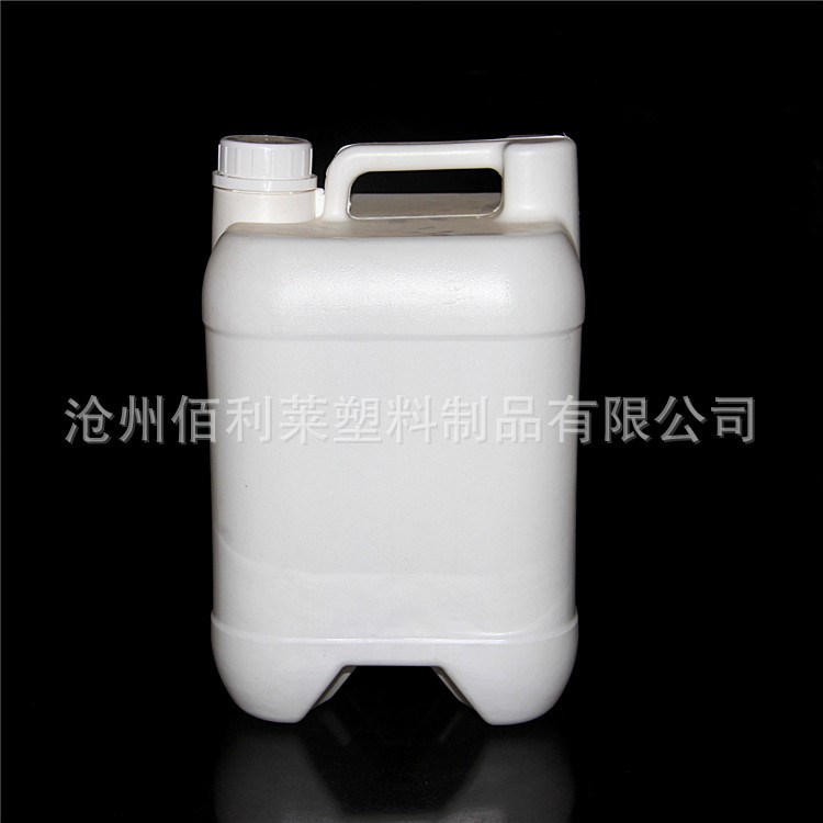 供應(yīng)5L/升/KG方形化工塑料桶 5升透明堆碼桶 液體肥料包裝桶定制