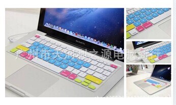 蘋果macbook Air Pro 13.3/15寸韓國(guó)糖果7彩花色鍵盤膜批發(fā)