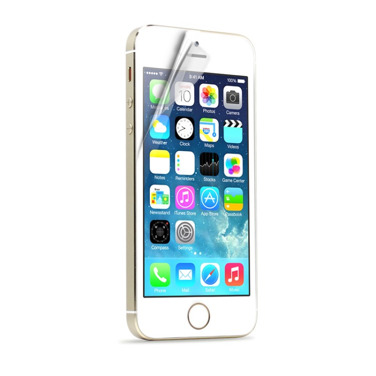 JCPAL iphone5S/5 手機(jī)貼膜前后膜 自動(dòng)修復(fù)防油污防藍(lán)光鏡子膜