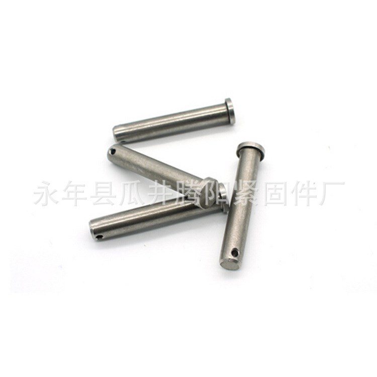 廠家大量推薦  m4*23 定位擋銷  非標(biāo)圓柱頭 銷軸  平頭銷軸