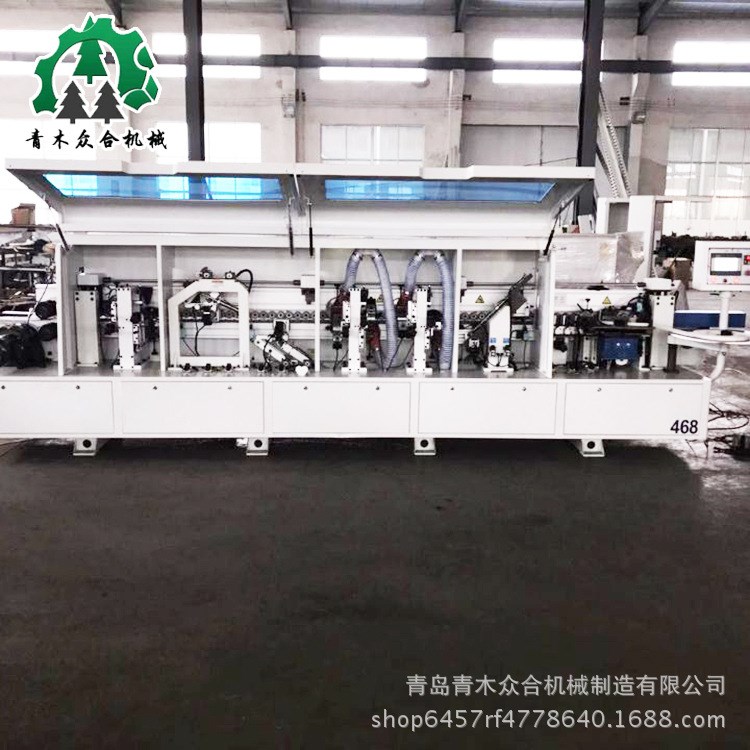 全自動(dòng)雙修下開(kāi)槽全自動(dòng)木工封邊機(jī)  青島全自動(dòng)木門(mén)封邊機(jī)廠家