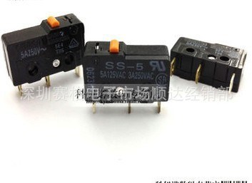 原裝歐姆龍OMRON 微動(dòng)開(kāi)關(guān)SS-5  125VAC 1.47N