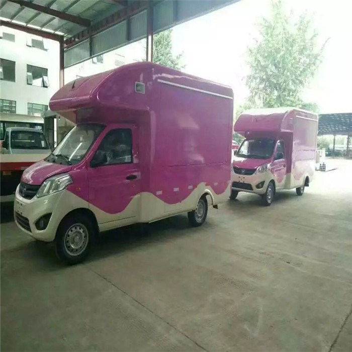 周口東風多利卡流動餐飲車/移動餐廚車/多功能美食車價格