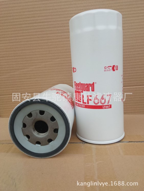 替代弗列加 LF667机油滤清器 通用鲍德温B7600滤芯 滤纸