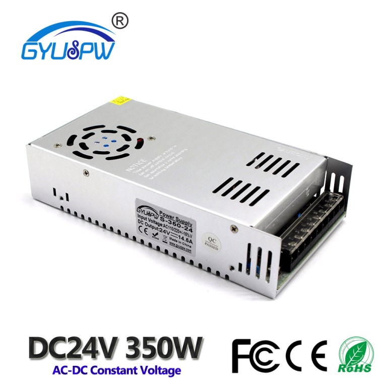 外貿(mào)貨源S-350-24開關(guān)電源 LED安防工業(yè)電源 24v350W燈具監(jiān)控電源