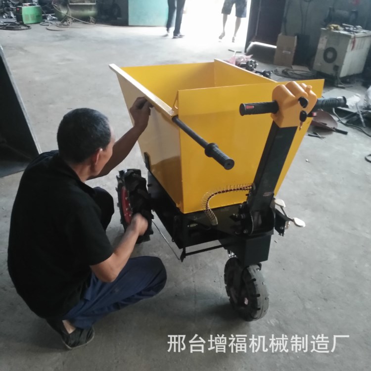 廠家生產(chǎn)建筑工地電動手推車 平板車 裝水泥砂石斗車小推車