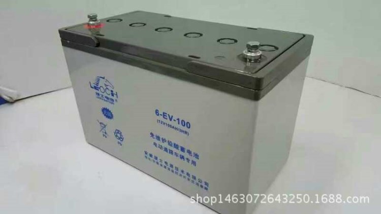 理士膠體蓄電池6-EV-100(12V100AH)電動轎車新能源汽機旅游觀光車