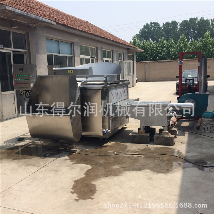 豬下水油炸機 雞鴨魚肉炸鍋 自動攪拌不糊鍋 油水混合節能