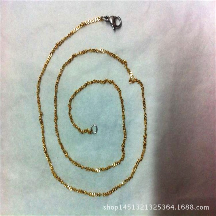 工廠直產(chǎn)直銷各款鋁鏈條，電鍍金屬鏈條，韓國(guó)鏈條，飾品鏈 手鏈