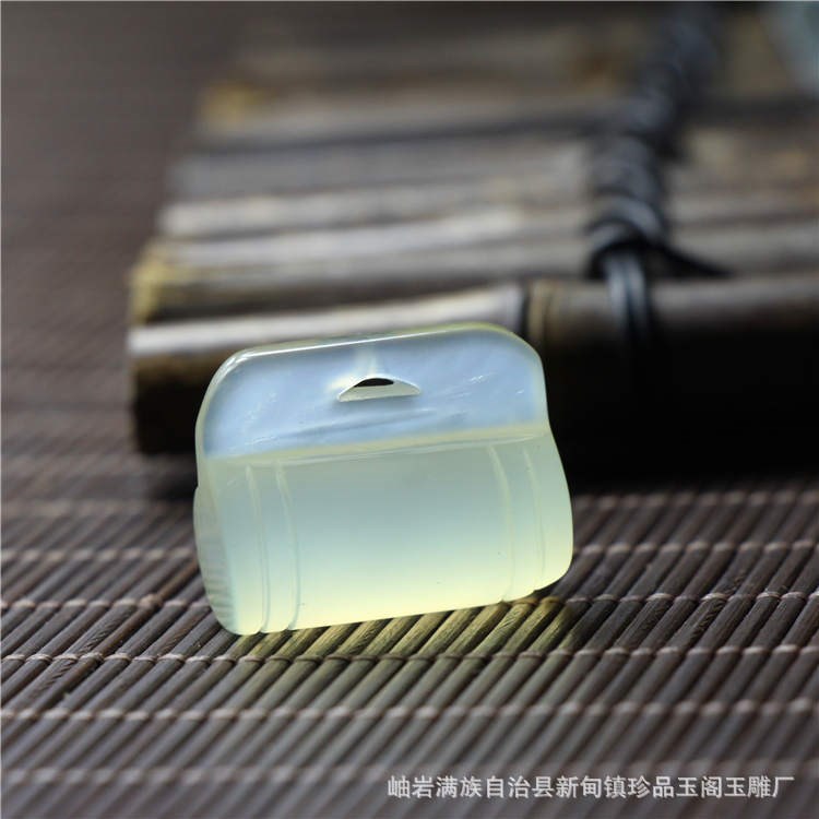 天然玉石吊墜岫巖玉吊墜掛件玉器工藝品diy飾品仿古鎖定制做加工