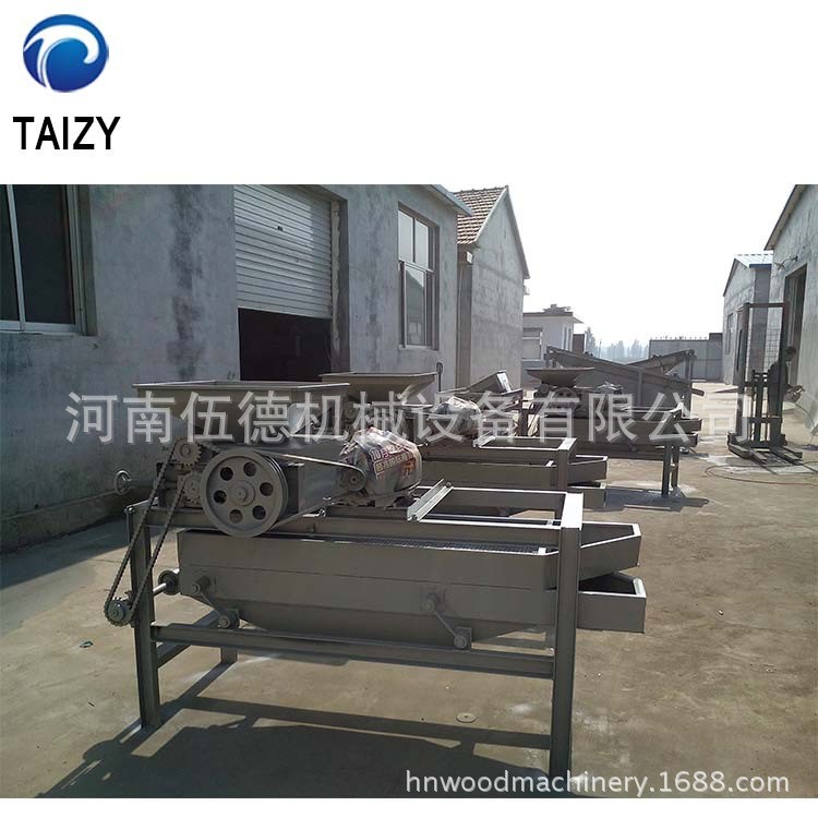 全自動茶果剝皮機杏仁剝殼機小型茶籽剝皮機廠家家用茶油果脫殼機