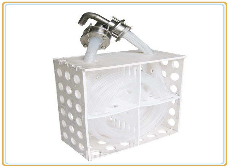 定制管式蒸汽鐵氟龍換熱器 聚四氟乙烯冷熱交換器 氟塑料設備廠家
