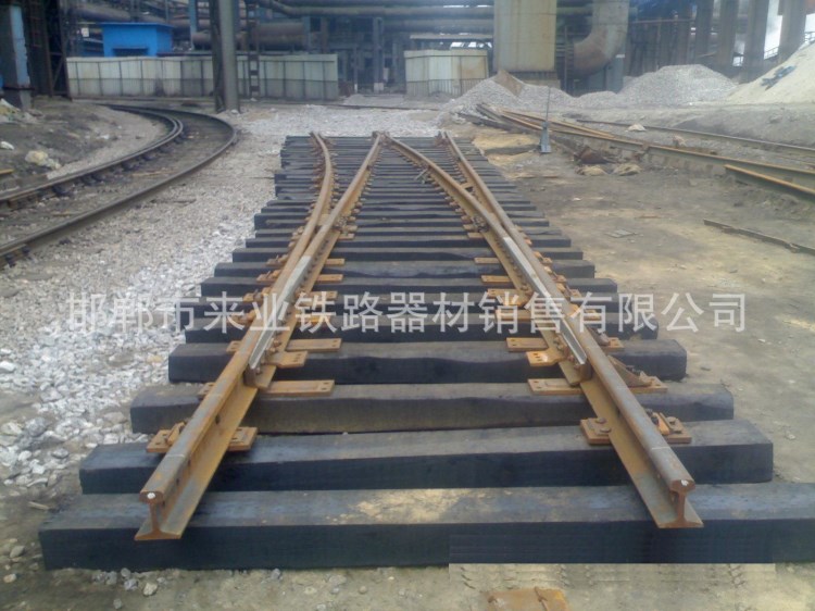 單開道岔 DK630-4-12道岔 礦用鐵路道岔 22kg煤礦道岔
