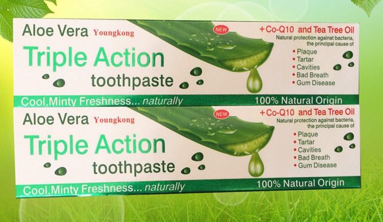 外貿(mào)出口 水晶蘆薈牙膏 aloe toothpaste130g 英文 可來(lái)樣OEM加工