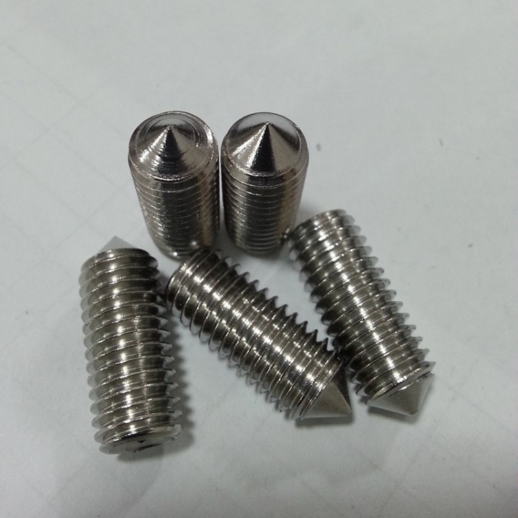 不锈钢304材质 din914内六角紧定螺钉 直径 m5 系列