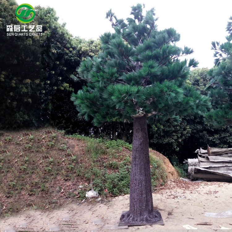 仿真松樹盆景植物室內(nèi) 仿真迎客松盆景套裝小松樹盆栽 仿真盆景松