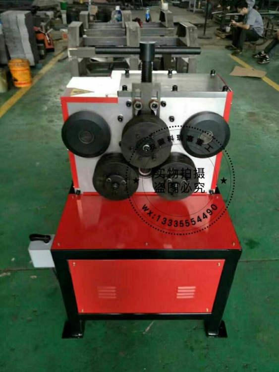 電動角鐵卷圓機 50液壓彎圓機 角鋼 扁鐵 方管 圓管法蘭成型機