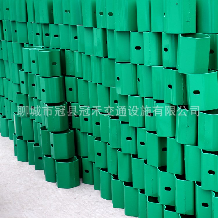 廠家直銷防腐處理熱鍍鋅防阻塊 護(hù)欄板配件二波防阻塊可定制
