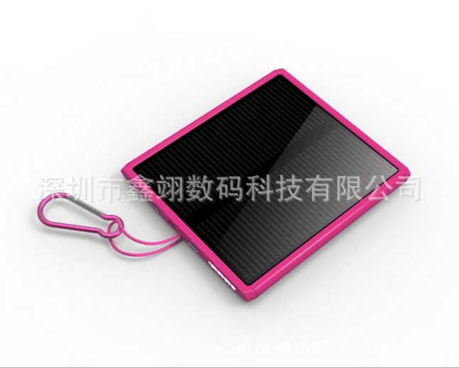 新款太陽(yáng)能移動(dòng)電源天書(shū)充電寶平板手機(jī)戶外旅行登山應(yīng)急充電器