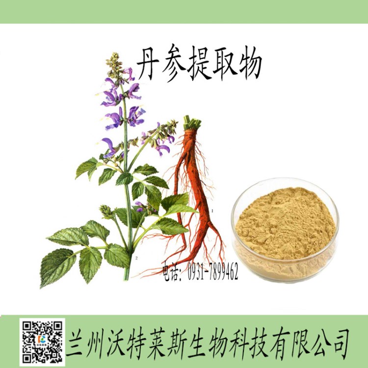 丹參浸膏 丹參提取物 蘭州沃特萊斯 丹參濃縮液 1公斤起訂
