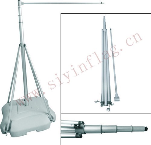 五米注水旗桿，鋁制作