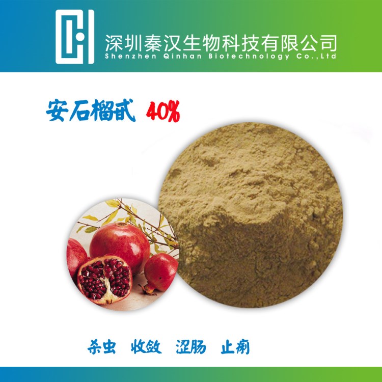 安石榴苷 含量40% 規(guī)格有20%-50% 秦漢生物 廠家現(xiàn)貨直銷