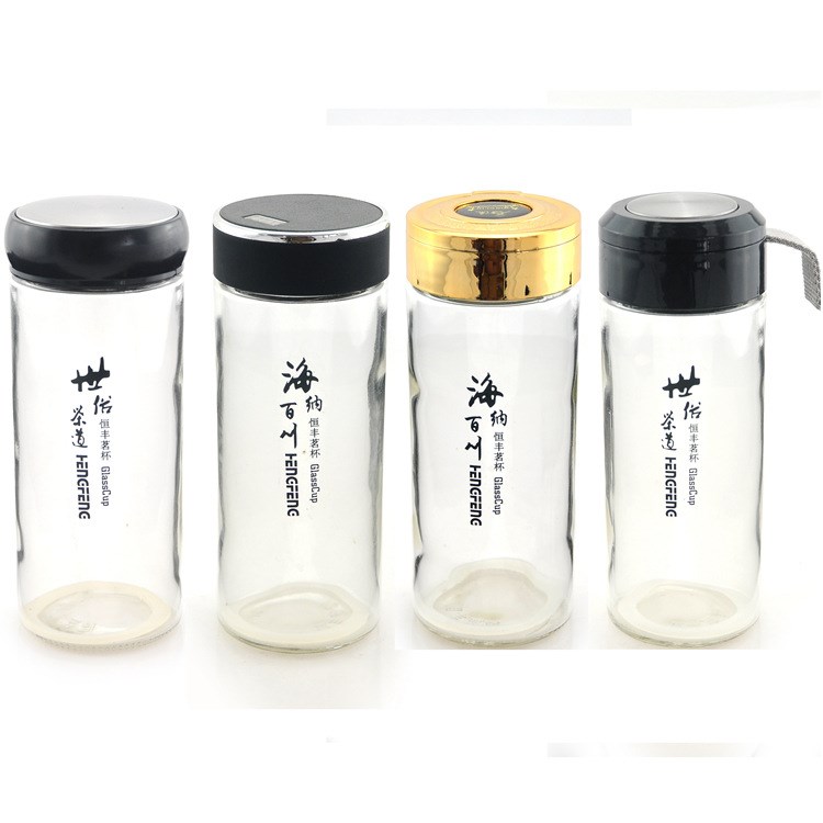 廠家單層玻璃杯廣告杯子創(chuàng)意玻璃杯新款防爆水杯印字