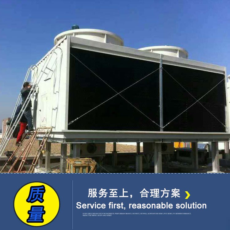 冷卻塔 水循環(huán)水處理設(shè)備玻璃鋼方形橫流冷水塔 耐腐蝕
