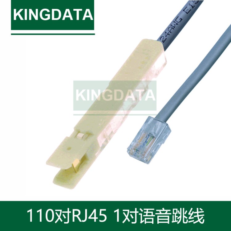 一對(duì)兩芯110鴨嘴跳線 rj45-110鴨嘴跳線 電話語音跳線 鴨嘴式跳線