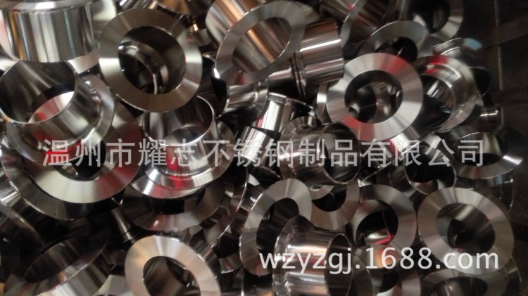 廠家直銷光亮精車翻邊管接頭拋光翻邊鏡面拋光翻邊