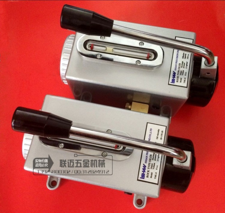 臺灣裕祥ISHAN手搖注油器 銑床磨床注油機(jī)注油泵 YML-8潤滑泵