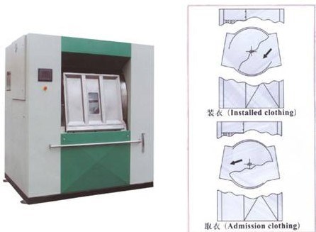 供應信譽高的100公斤醫院床單被套枕巾衛生隔離式洗脫兩用機