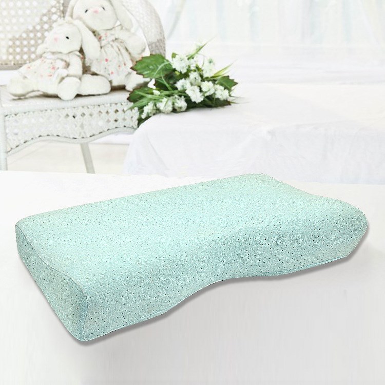 批发天鹅绒外套35*60蝶形枕 慢回弹记忆棉 蝶形枕 记忆枕
