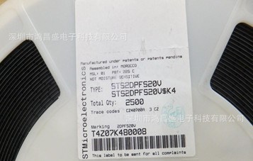 STS2DPFS20V MOSFET P-Ch 20 Volt 2.5 Amp 原装公司现货