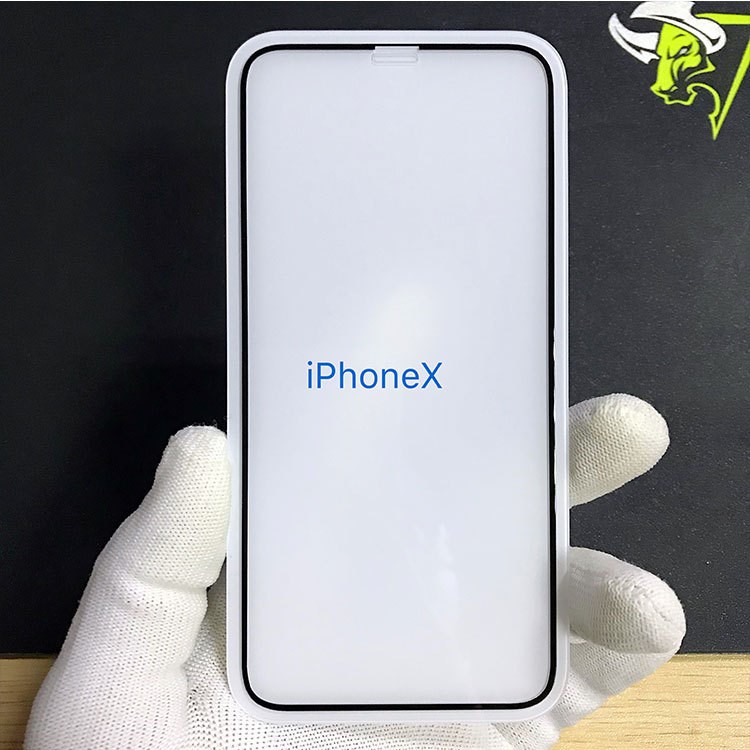 iPhoneX 防塵版 二強鋼化膜 蘋果X 二強全屏鋼化膜 鋼化膜 一體膠