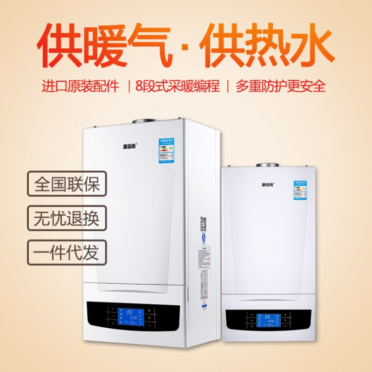 暖壁掛爐廠家直銷洗浴兩用取暖爐家用供暖鍋爐天然氣地暖爐