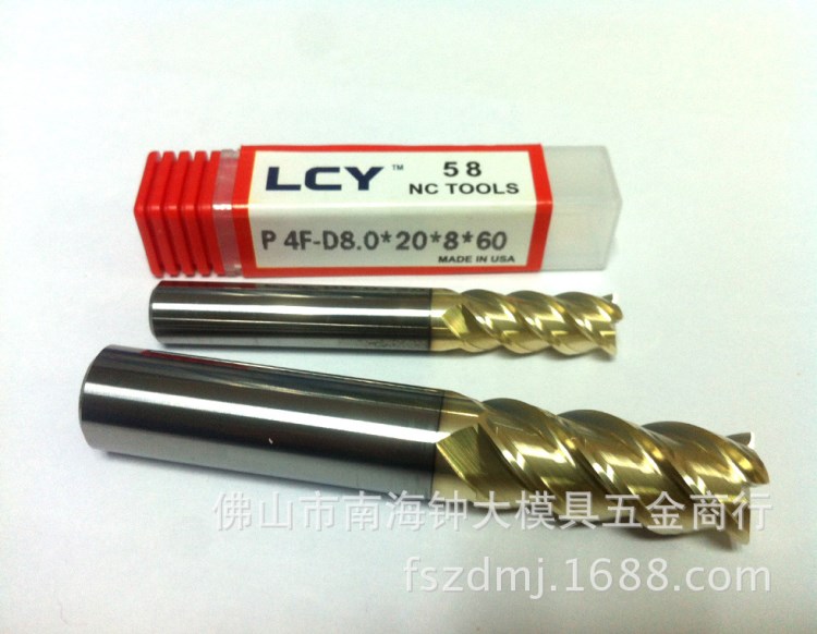 廠家直銷 LCY580鎢鋼銑刀 可加工58度以下材料 高速銑削 高性價比