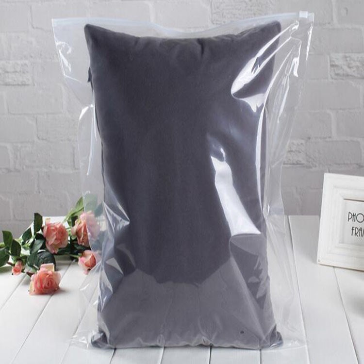 廣東可定制環保耐用全透明pe拉鏈袋塑料自封袋服裝包裝袋子