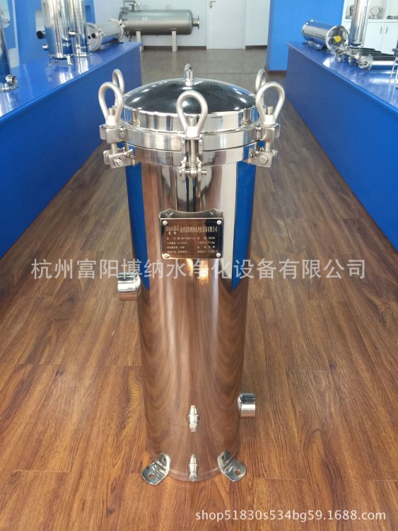 20芯40寸不銹鋼精密過濾器 保安過濾器 前置過濾器 快開式平底