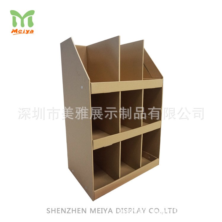 美雅廠家定制襪子紙展示架/商場(chǎng)紙展架/可定制主題紙貨架