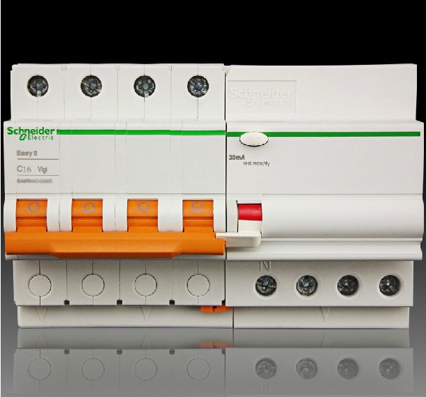 施耐德 空气开关 EA9 3P C63A漏电断路器 EA9RN3C6330C