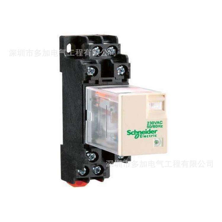 批发原装施耐德中间继电器rxm4lb2bd24v中间继电器