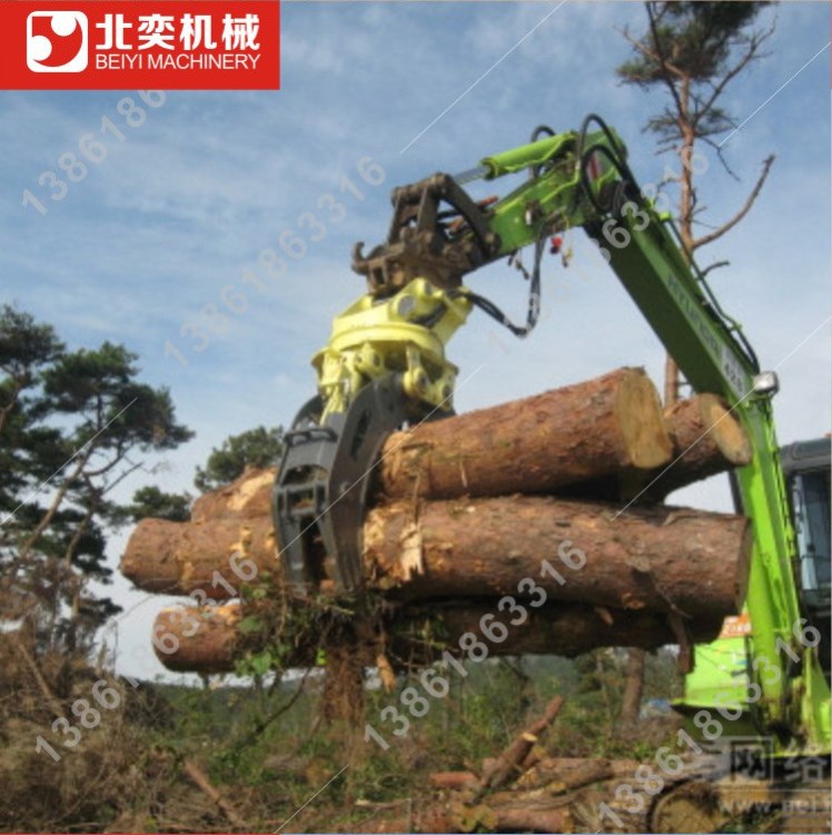 旋转式抓石器 /抓钢器 北奕机械 （BEIYI） 液压机械爪 夹木头